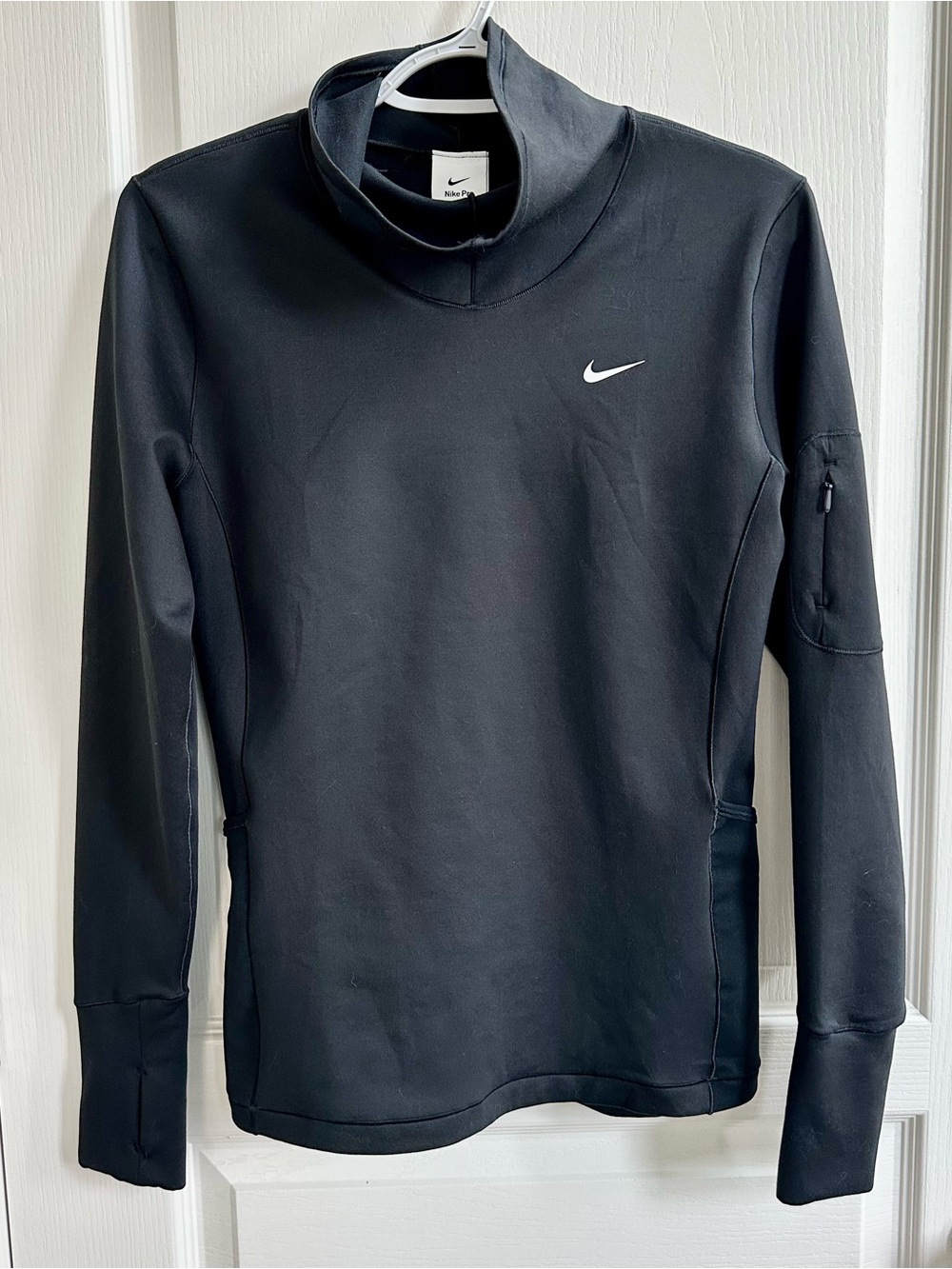 Nike Pro Men’s Cowl Neck Athletic Pullover – Therma Fit - Black – Size Med NWOT